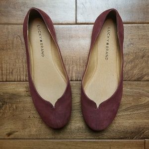 Lucky Brand Finorah suede flats